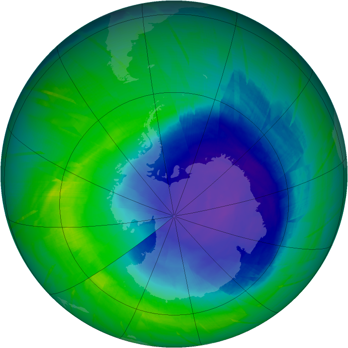 Ozone Map 2010-10-24